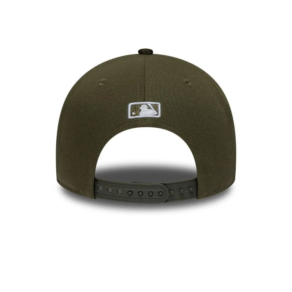 New Era Los Angeles Dodgers Cord Visor 9Forty M-Crown Cappellino di Verde - immagine 4