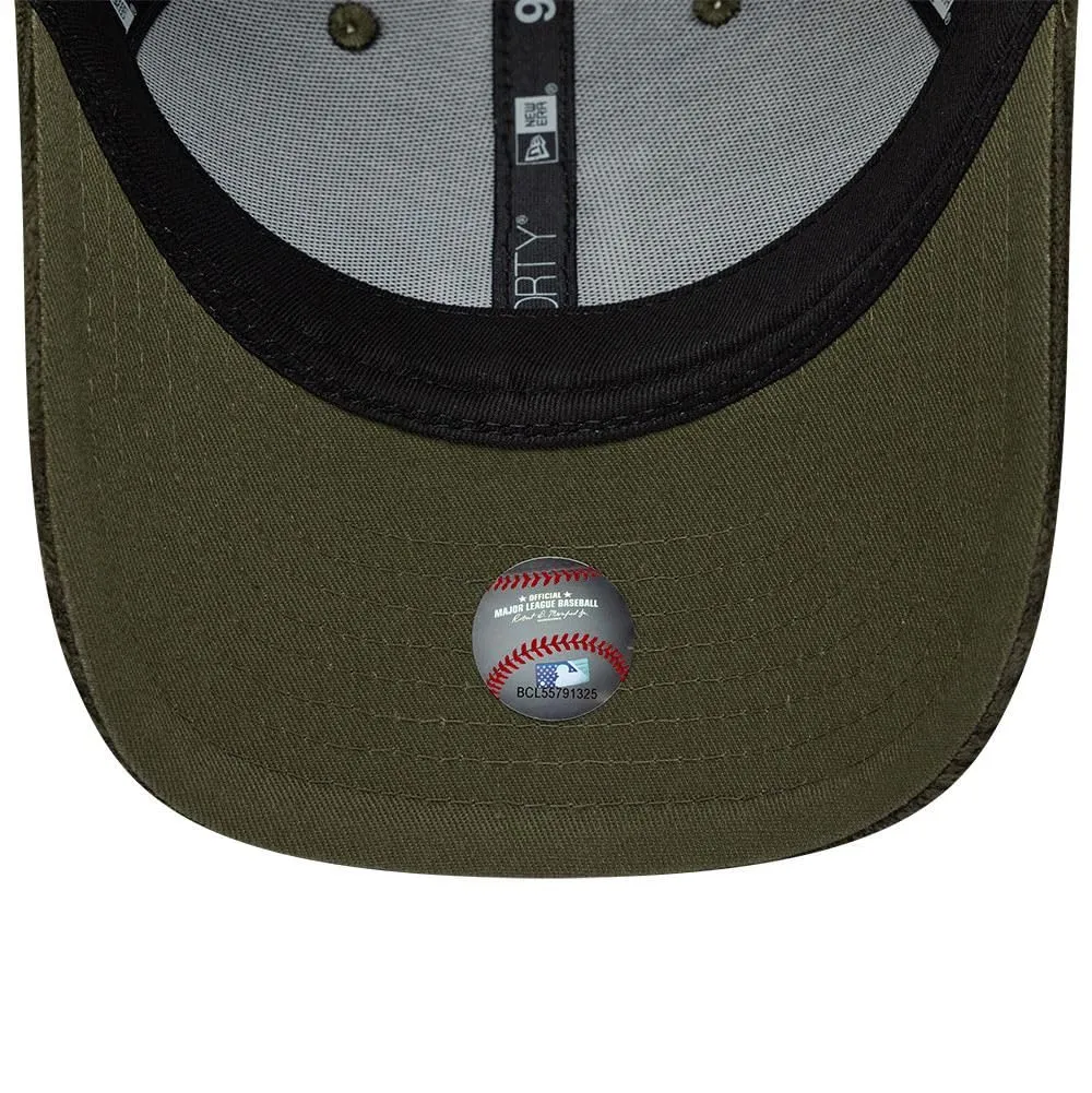 New Era Los Angeles Dodgers Cord Visor 9Forty M-Crown Cappellino di Verde - immagine 5