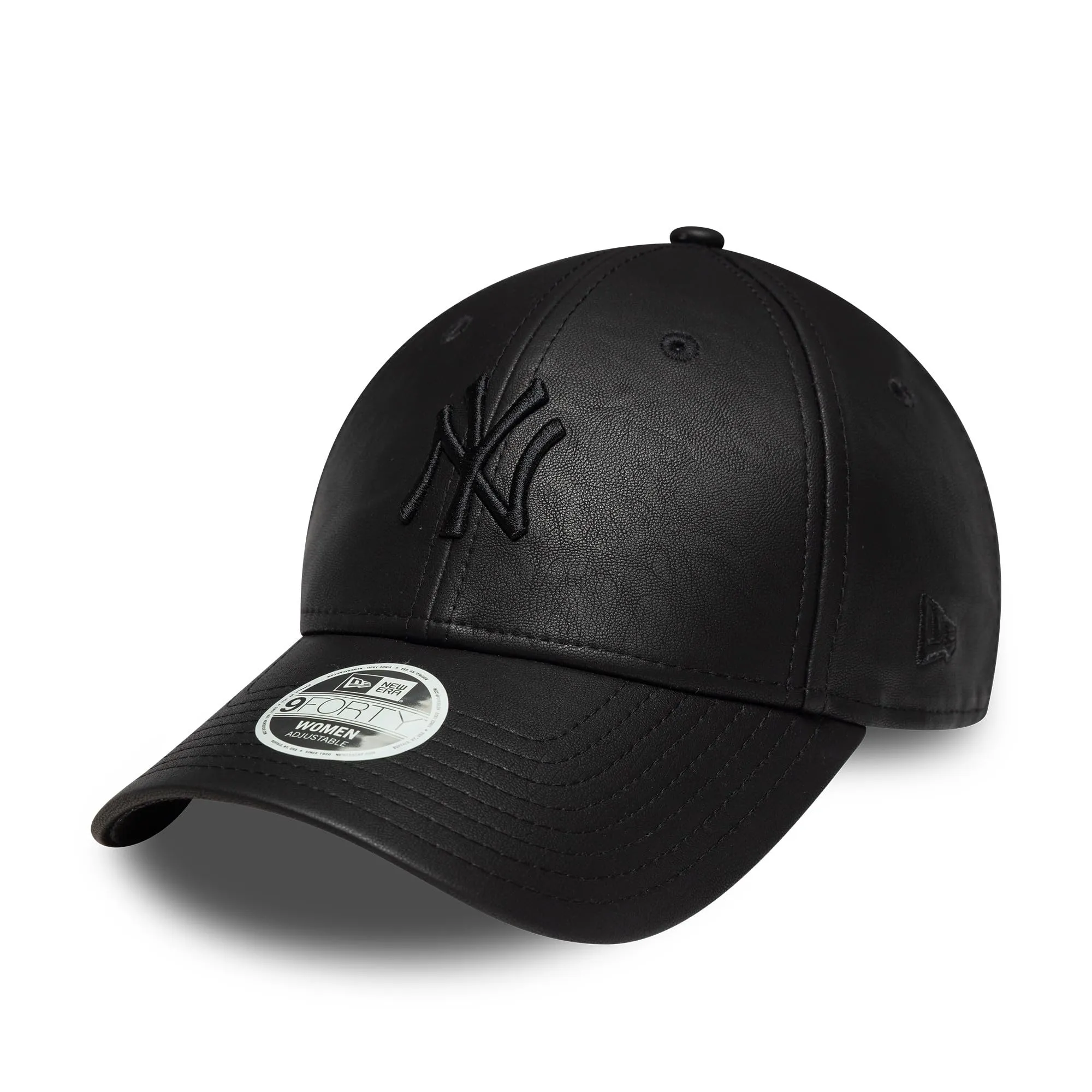 New Era New York Yankees PU Donna 9Forty Adjustable cap Nera - immagine 1