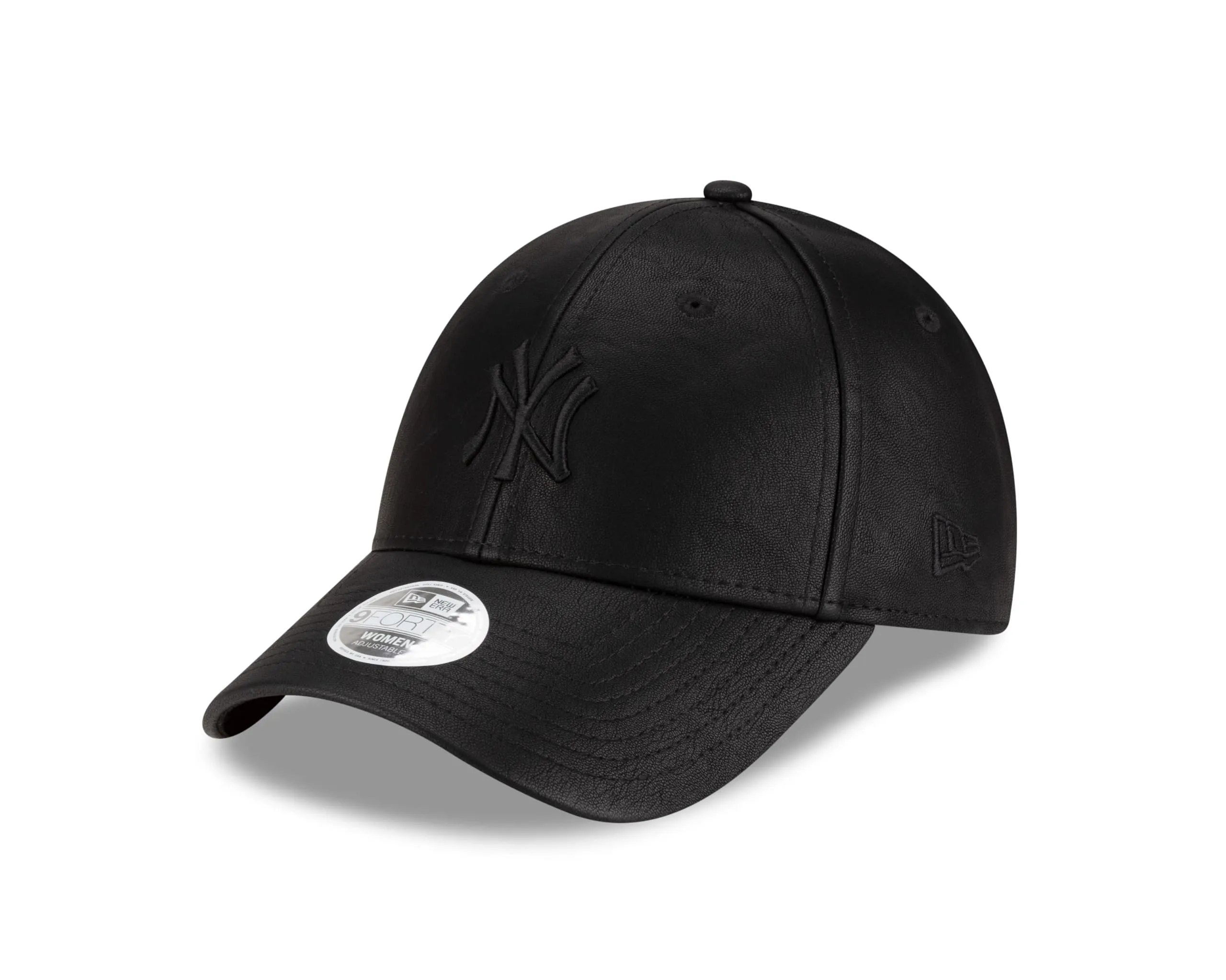 New Era New York Yankees PU Donna 9Forty Adjustable cap Nera - immagine 2