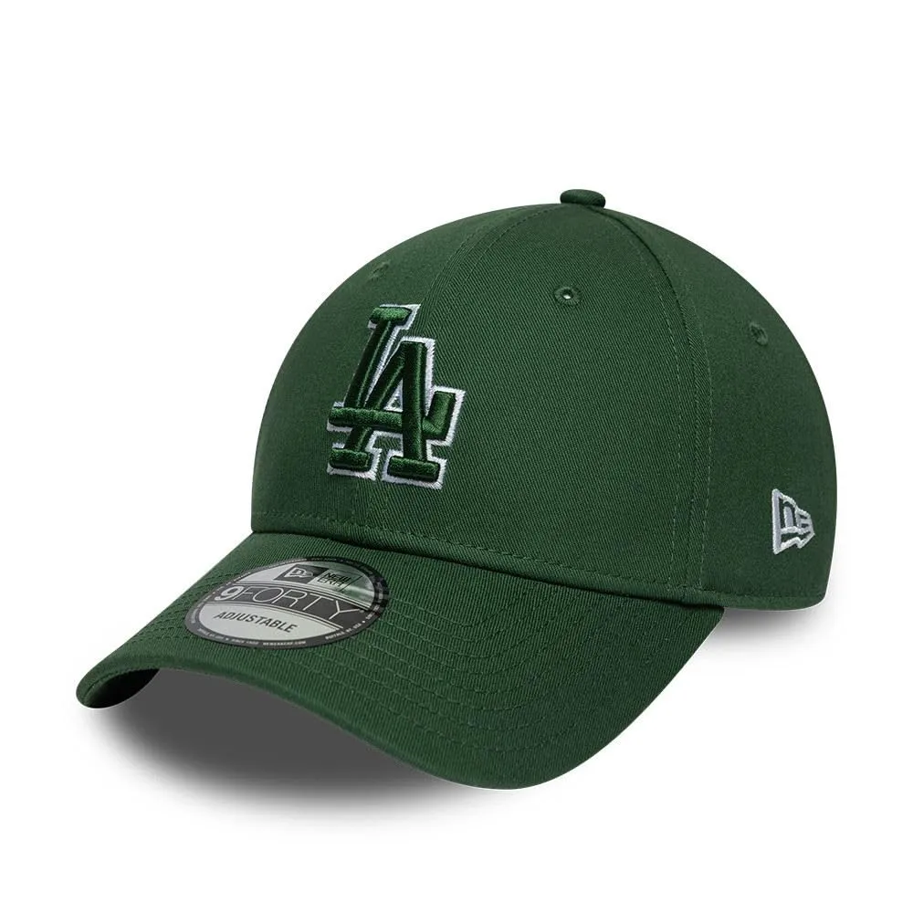 New Era Los Angeles Dodgers Team Outline 9Forty Adjustable Cappellino Verd - immagine 1