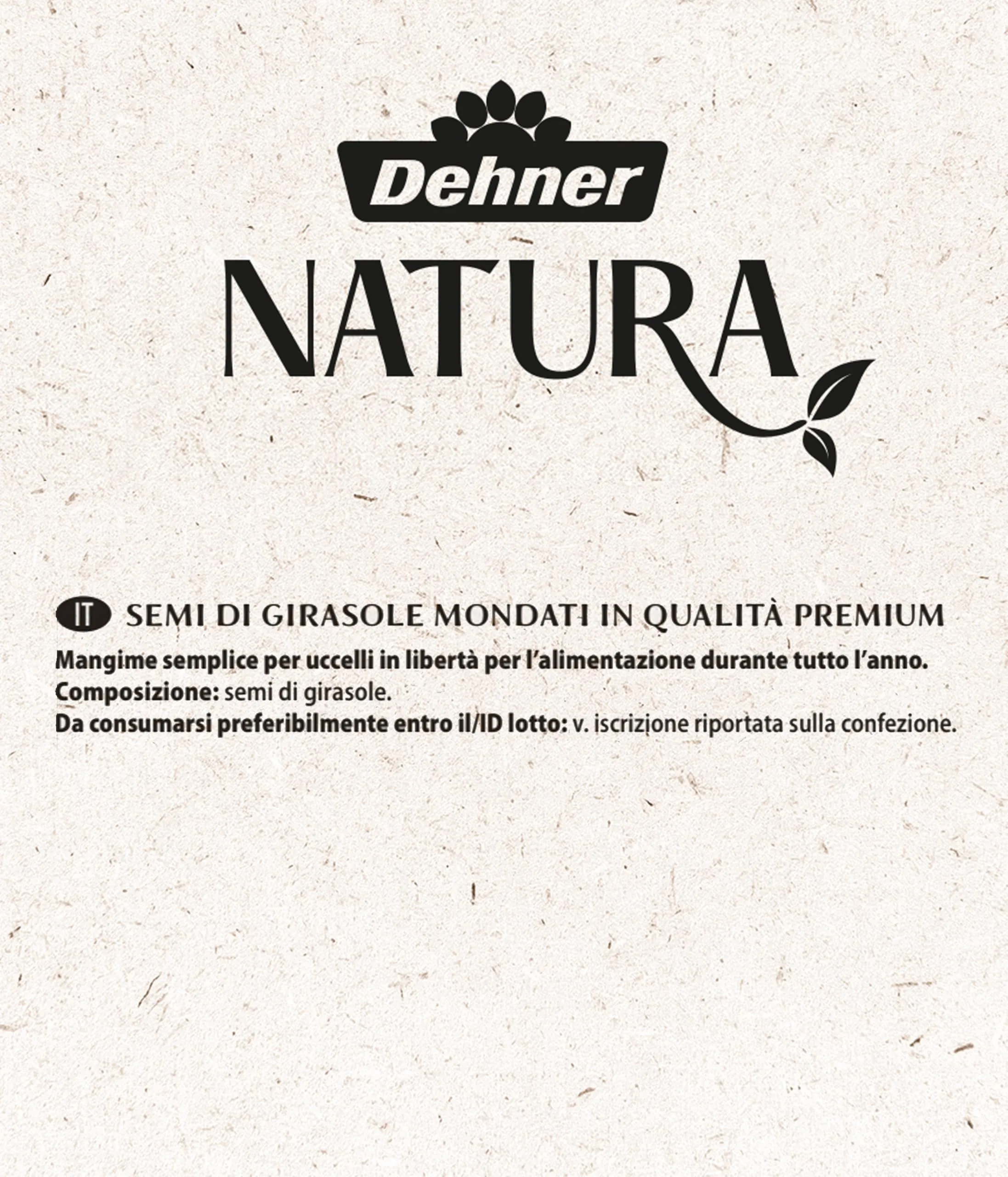 Dehner Natura Premium Mangime per Uccelli Selvatici, Semi di Girasole sbucciati, 10 kg - immagine 3