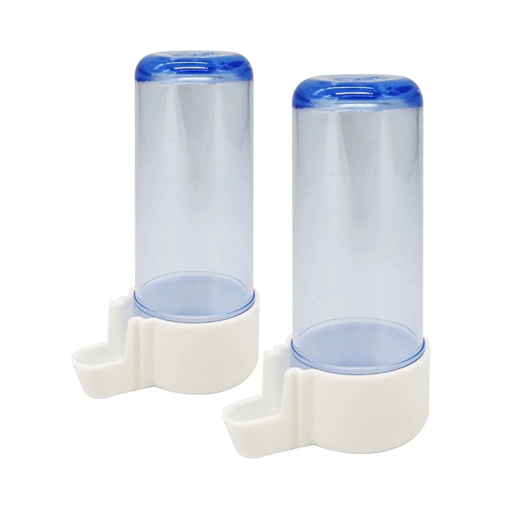 BPS 2 pezzi alimentatore/bevitore 100cc per gabbia per uccelli in metallo con alimentatore bevitore altalena secchio saltatore BPS-51037-FBA3 - immagine 1