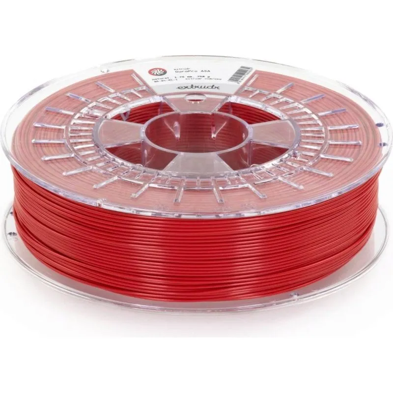 Filamento ASA Extrudr DuraPro Rosso 1,75 mm UV Resistente Per Esterni - immagine 1