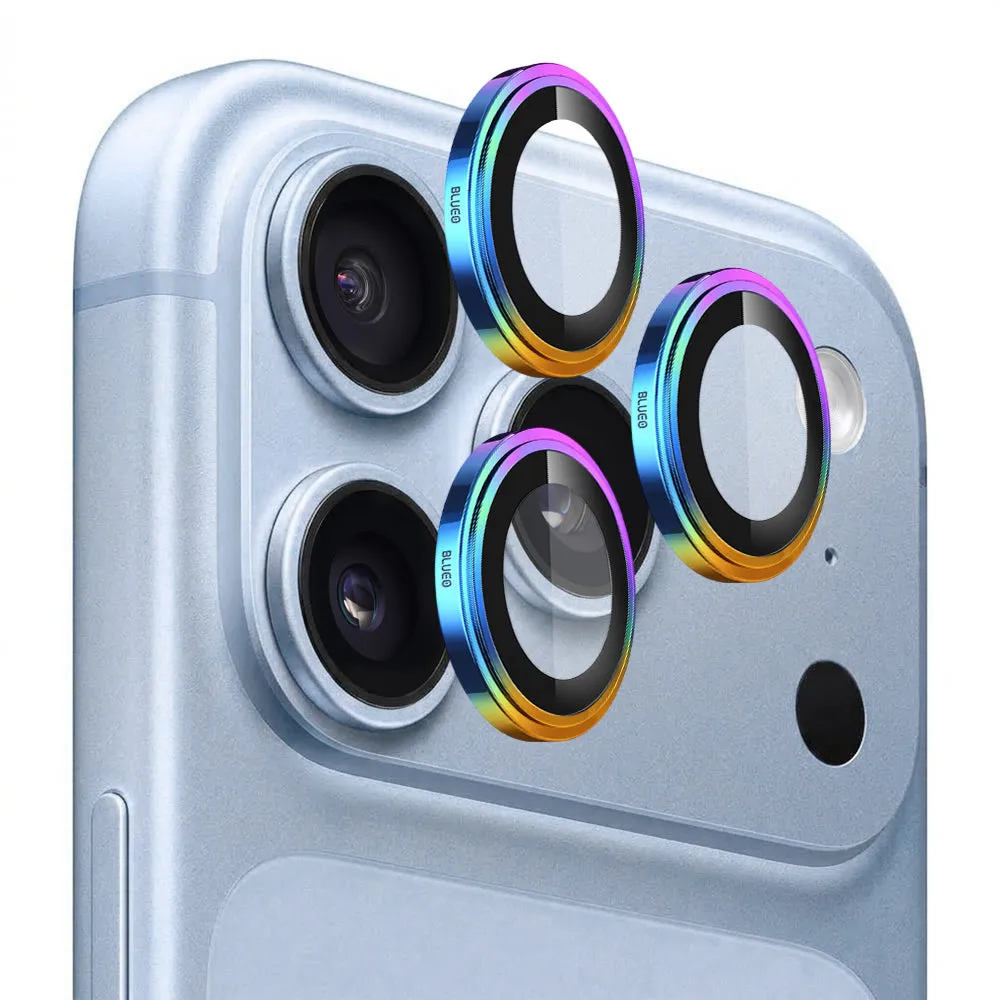 Pellicola protettiva per fotocamera posteriore Blueo Sapphire Crystal per Apple iPhone 18 Pro / 18 Pro Max, vetro temperato, multicolore - immagine 1