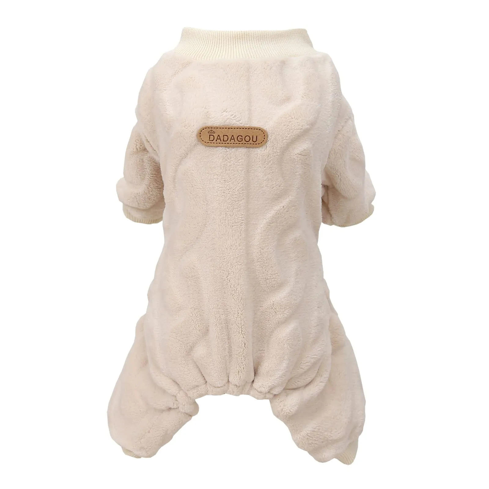 Izefia Maglione del Cane Vestiti Felpa Lana Invernale Caldo 4 Gambe Jumpsuit Pigiama Maglione per Cane Piccolo Gatto Medio - immagine 1