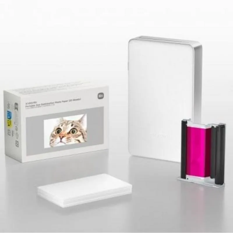 Carta fotografica Xiaomi Portable Dye-Sublimation 50 x 76 mm 20 fogli - immagine 1