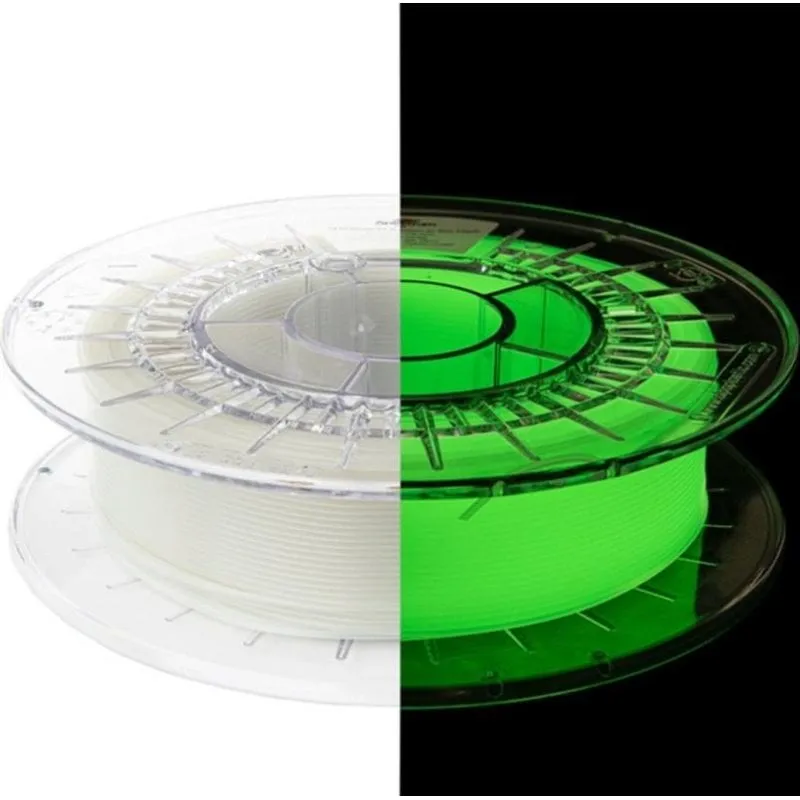 Filamento PLA Spectrum 80168 Glow in the Dark Verde 1,75 mm Fosforescente Stampa Facile - immagine 1