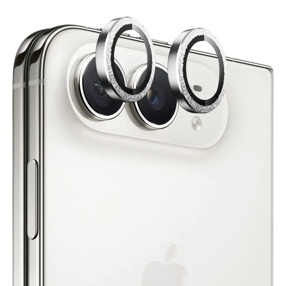Pellicola protettiva per fotocamera posteriore Blueo Diamond per Apple iPhone Duo, vetro temperato, argento - immagine 1