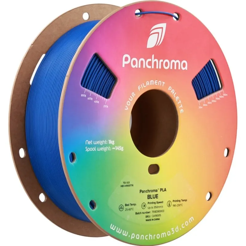 Filamento PLA Polymaker Panchroma Basic Blu 1,75 mm Alta Velocità Stampa - immagine 1