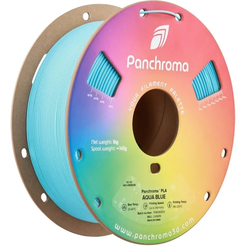 Filamento PLA Polymaker Panchroma CA19016 Blu 1,75 mm Alta Velocità Facile Stampa - immagine 1