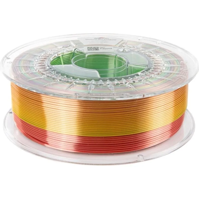 Filamento PLA Spectrum 81016 Rainbow Silk Multicolore 1,75 mm Satinato Degradé - immagine 1