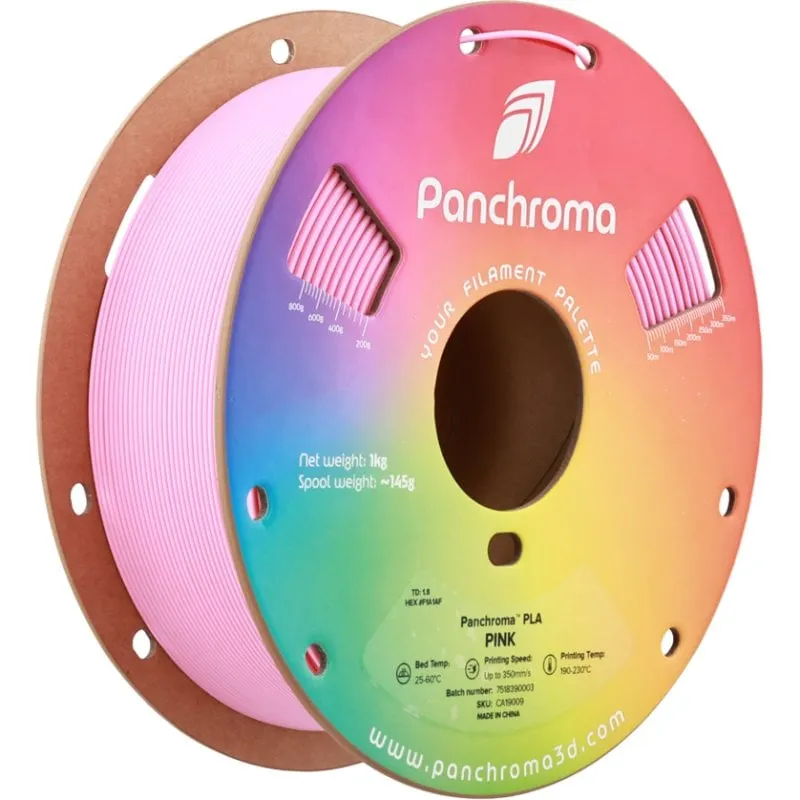 Filamento PLA Polymaker Panchroma CA19009 Rosa 1,75 mm Alta Velocità Facile Stampa - immagine 1