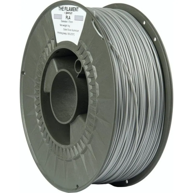 Filamento PLA The Filament TF-24006 Grigio 1,75 mm Bobina Riciclata Facile Stampa - immagine 1