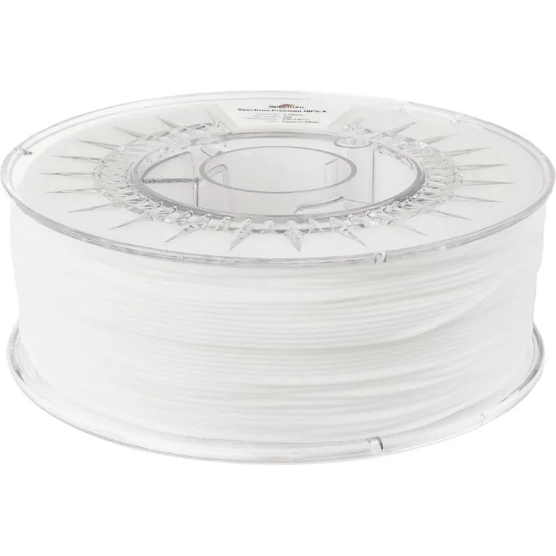 Filamento HIPS Spectrum 80075 Bianco 1,75 mm Bobina Pulita Supporto ABS - immagine 1