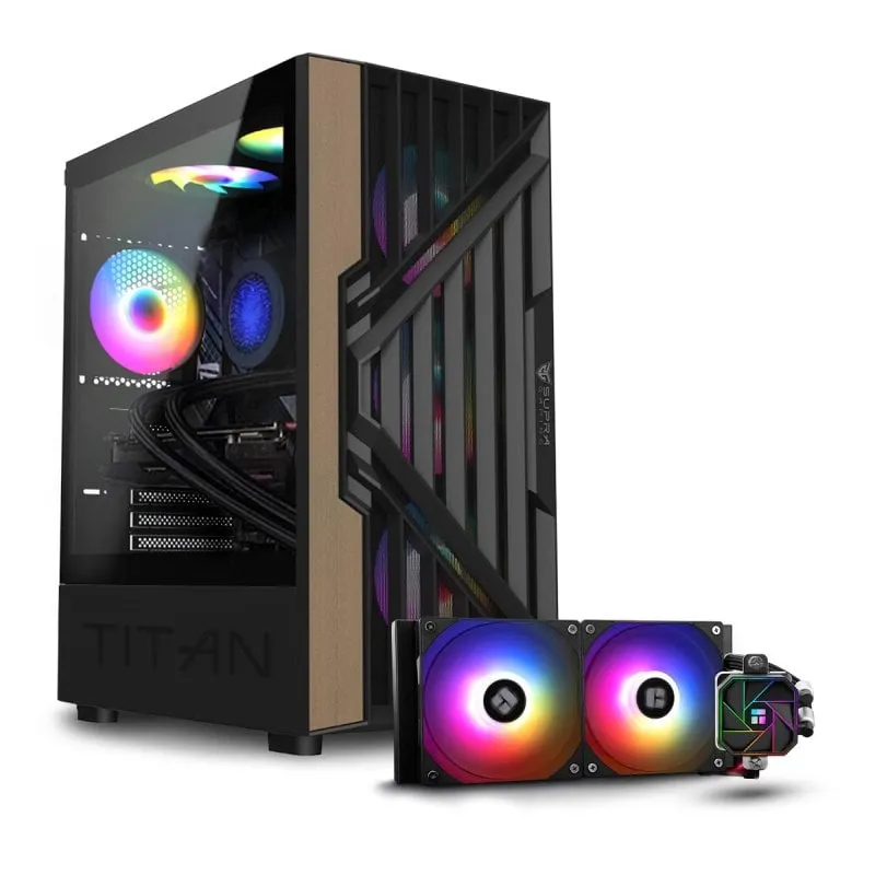PC fisso PC Racing Titan AMD Ryzen 7 5700X 32GB 1TB SSD RTX 5060 Ti Windows 11 Pro WiFi - immagine 1
