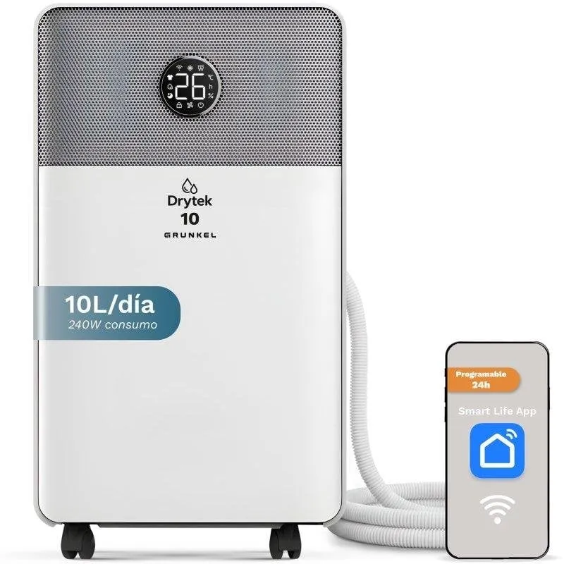 Deumidificatore Grunkel Dh-10dtd WiFi 10L Silenzioso Timer LED 2L - immagine 1