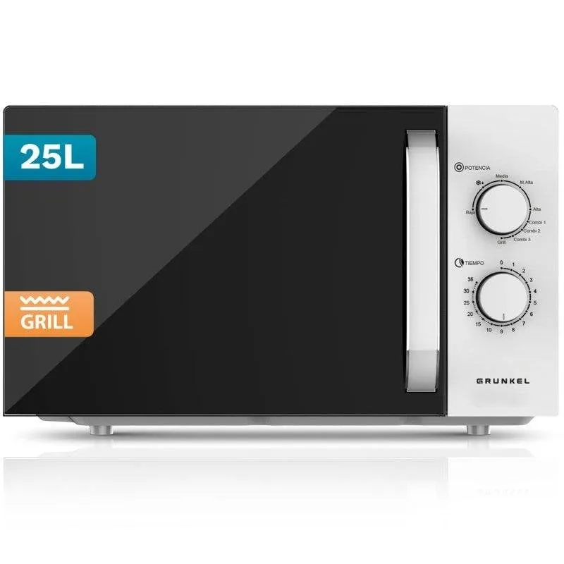 Microonde Grunkel MWG-25GRILL 25L 1850W Grill e Modalità Combinate - immagine 1