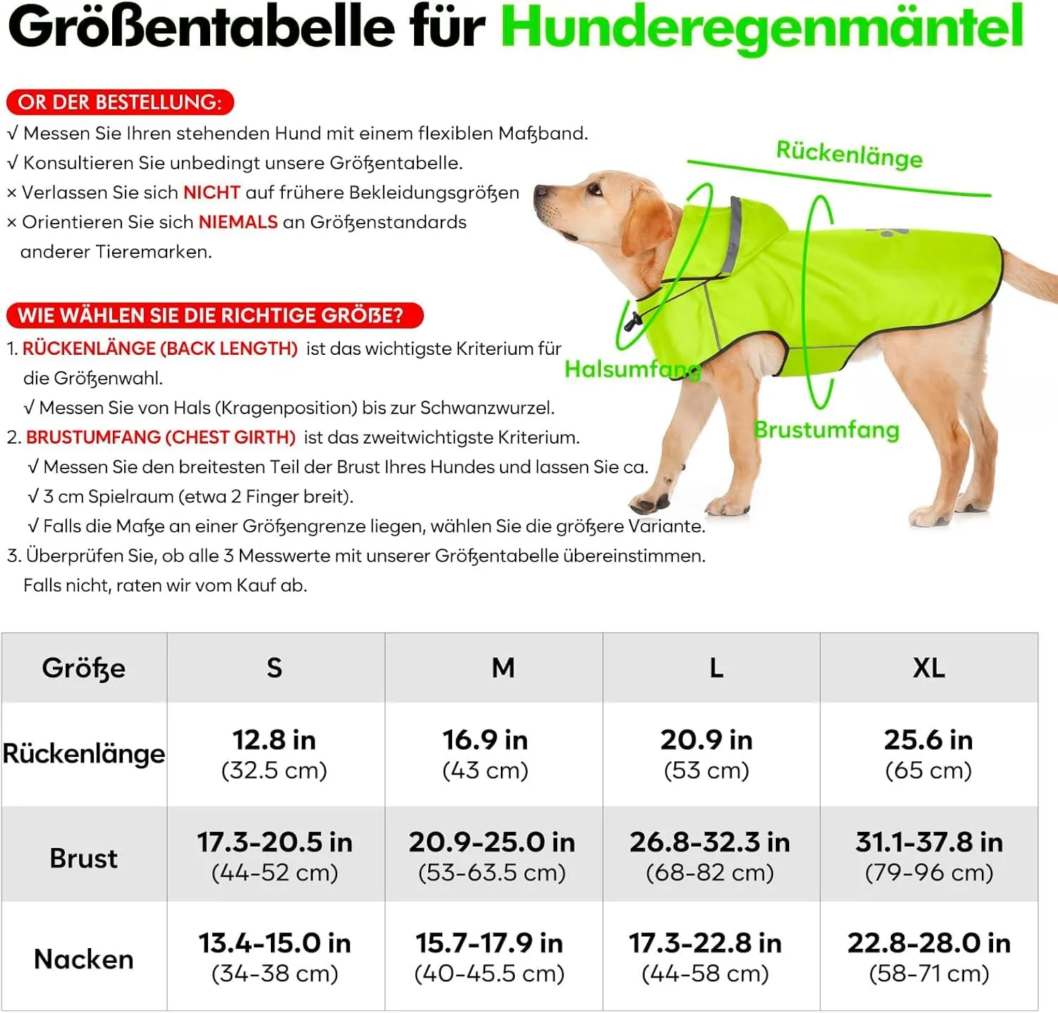 Giacca antipioggia per cani 100% impermeabile – Verde Oxford con cappuccio, dettagli riflettenti e apertura per imbracatura, ultraleggera (taglia media) - immagine 7