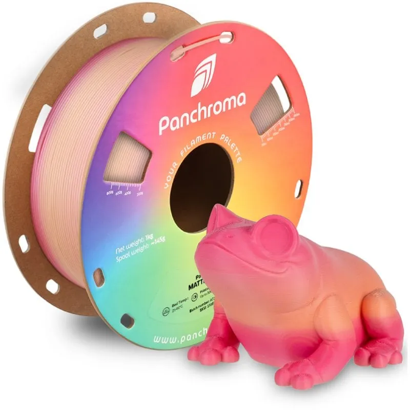 Filamento PLA Polymaker Panchroma Gradient Matte Multicolor 1,75 mm Superficie Opaca - immagine 1
