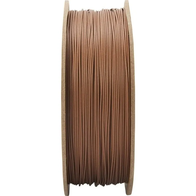 Filamento PLA Polymaker PolyTerra Marrone 1,75 mm Ecologico Flessibile - immagine 1