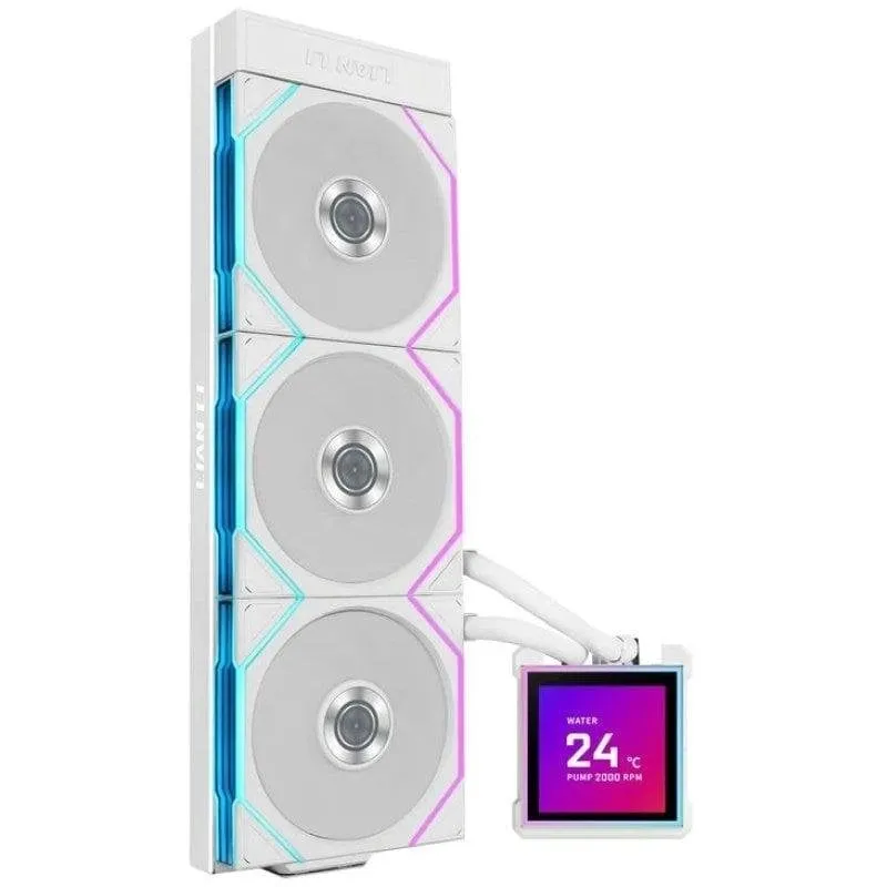Refrigeración Líquida Lian Li HydroShift II LCD-S 360 mm 3 Ventole IPS RGB - immagine 1