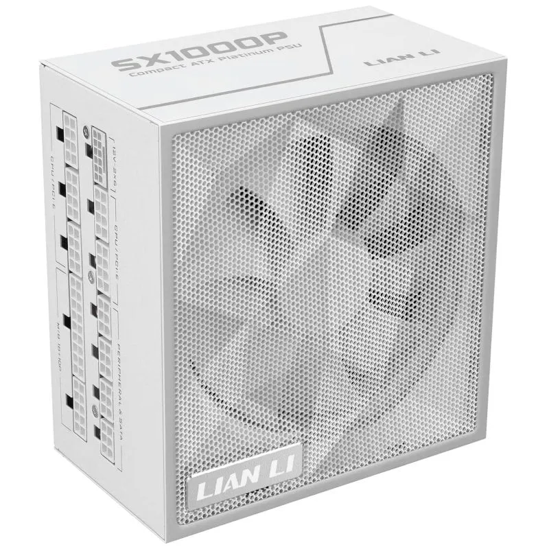 Fonte di Alimentazione Lian Li SX Platinum 1000W 80 PLUS Platinum modulare bianca - immagine 1