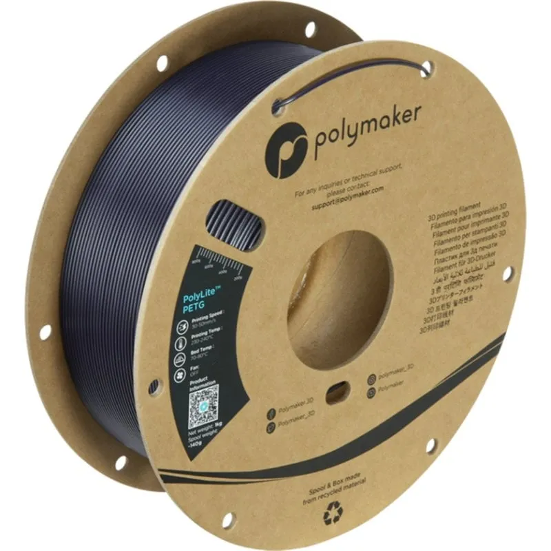 Filamento PETG Polymaker PolyLite PB01057 Viola 1,75 mm Compatibilità Bambu Lab AMS - immagine 1