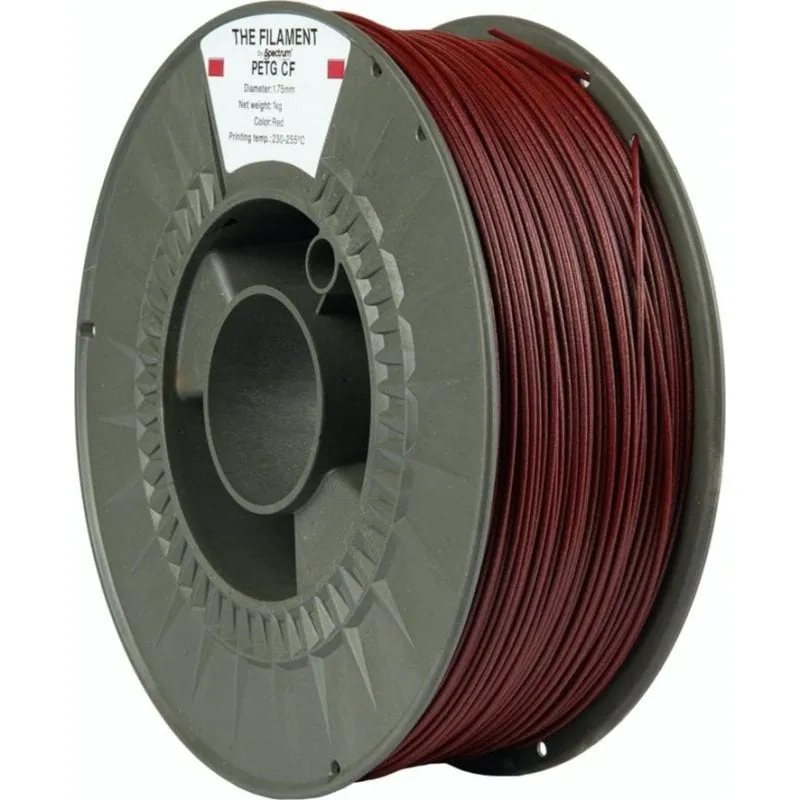 Filamento PETG Carbon The Filament TF-24110 Rosso 1,75 mm Alta Rigidità - immagine 1