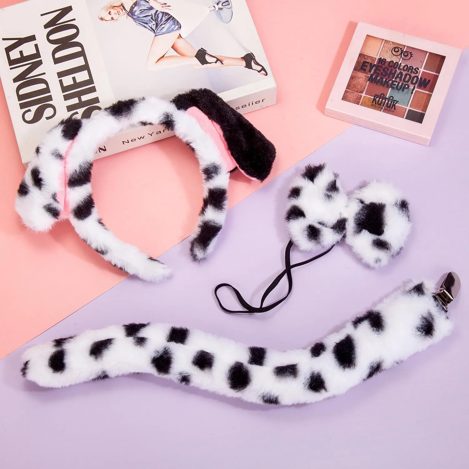 CATASTRBT Set di Accessori per Costume da Dalmata per Halloween Carnevale Feste Cosplay - immagine 4