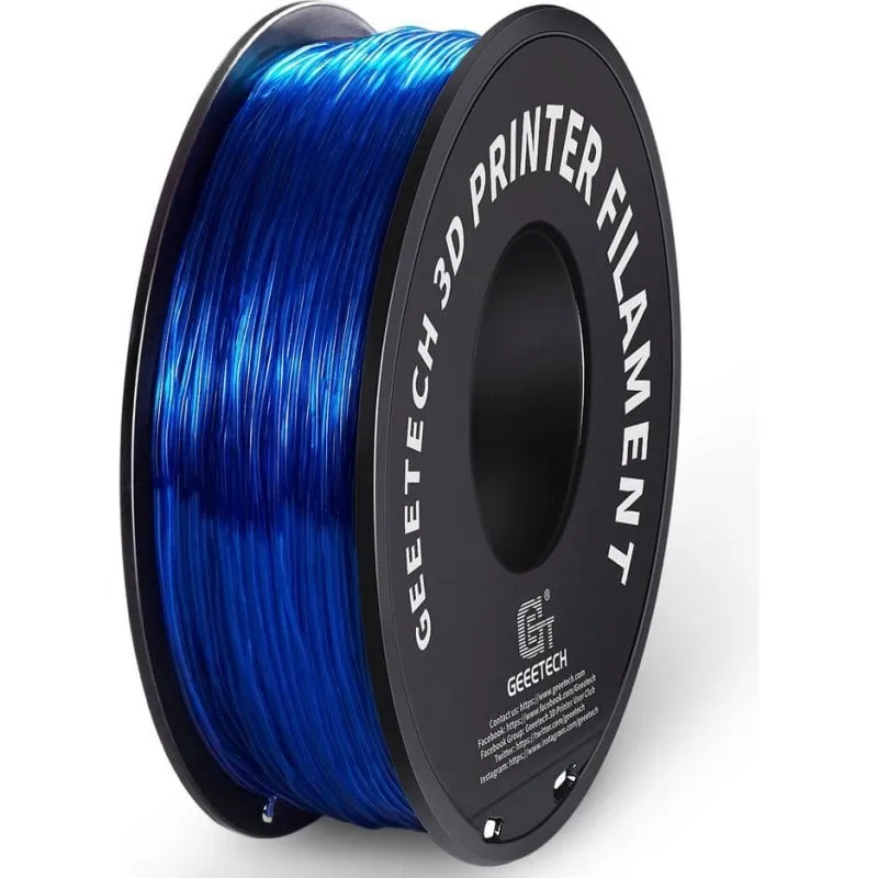 Filamento TPU GEEETECH 700-001-1430 Blu 1,75 mm Flessibile Alta Elasticità - immagine 1