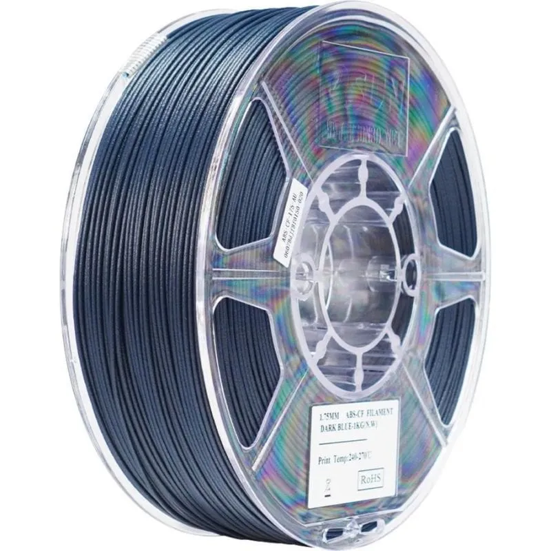 Filamento ABS-CF eSUN ABS-CF175D-U1TZ1 Blu 1,75 mm Alta Resistenza Urti - immagine 1