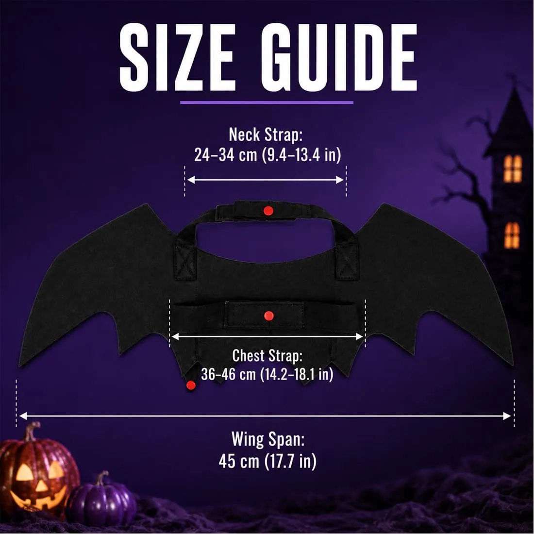 LBMOUD Halloween Costume halloween gatto per Animale Cane Gatto,ali pipistrello Costume da pipistrello,cosplay gatto - immagine 5