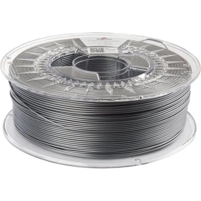 Filamento PETG Spectrum 80062 Grigio Argento 1,75 mm Alta Trasparenza Resistente - immagine 1