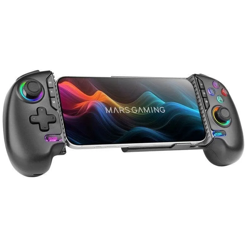 Gamepad Bluetooth Mars Gaming MGPXPRO 7" PS4/Switch/PC/Android/iOS Nero - immagine 1
