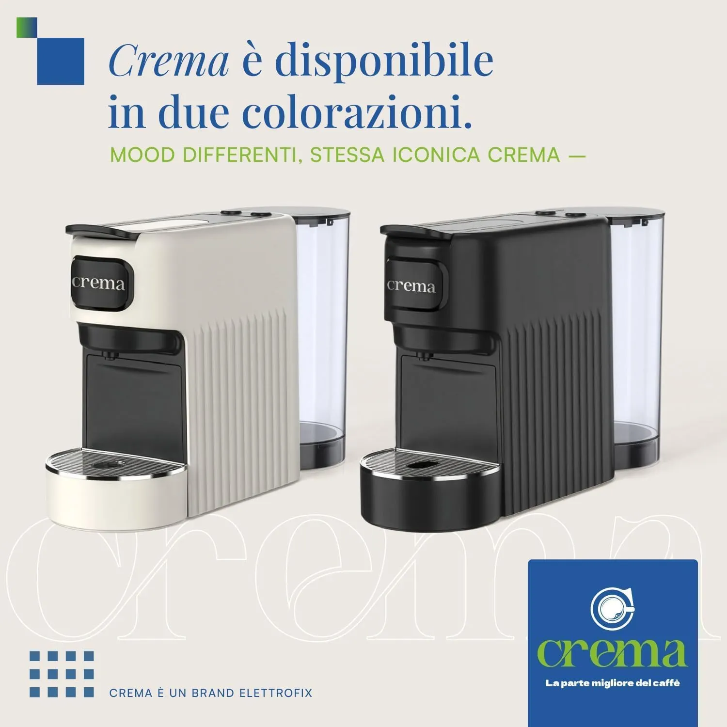 Macchina da Caffè + 90 Cialde E.S.E. Compatta per Espresso Cremoso – Beige - immagine 7