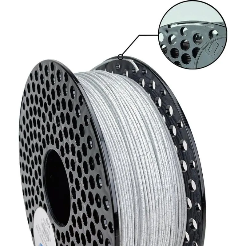 Filamento PLA AzureFilm FP171-9006 Grigio Argento 1,75 mm Alta Resistenza - immagine 1