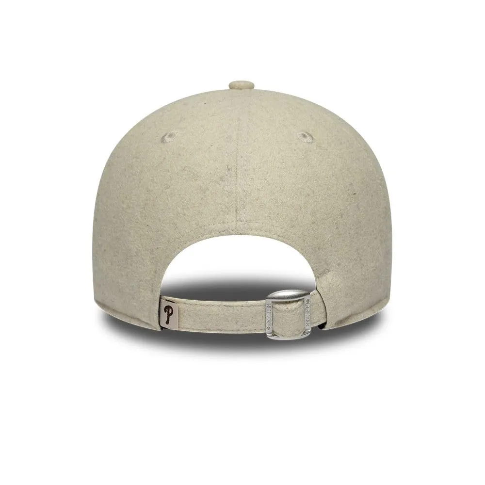 New Era Philadelphia Phillies Wordmark 9Forty Berretto in Lana Beige - immagine 4