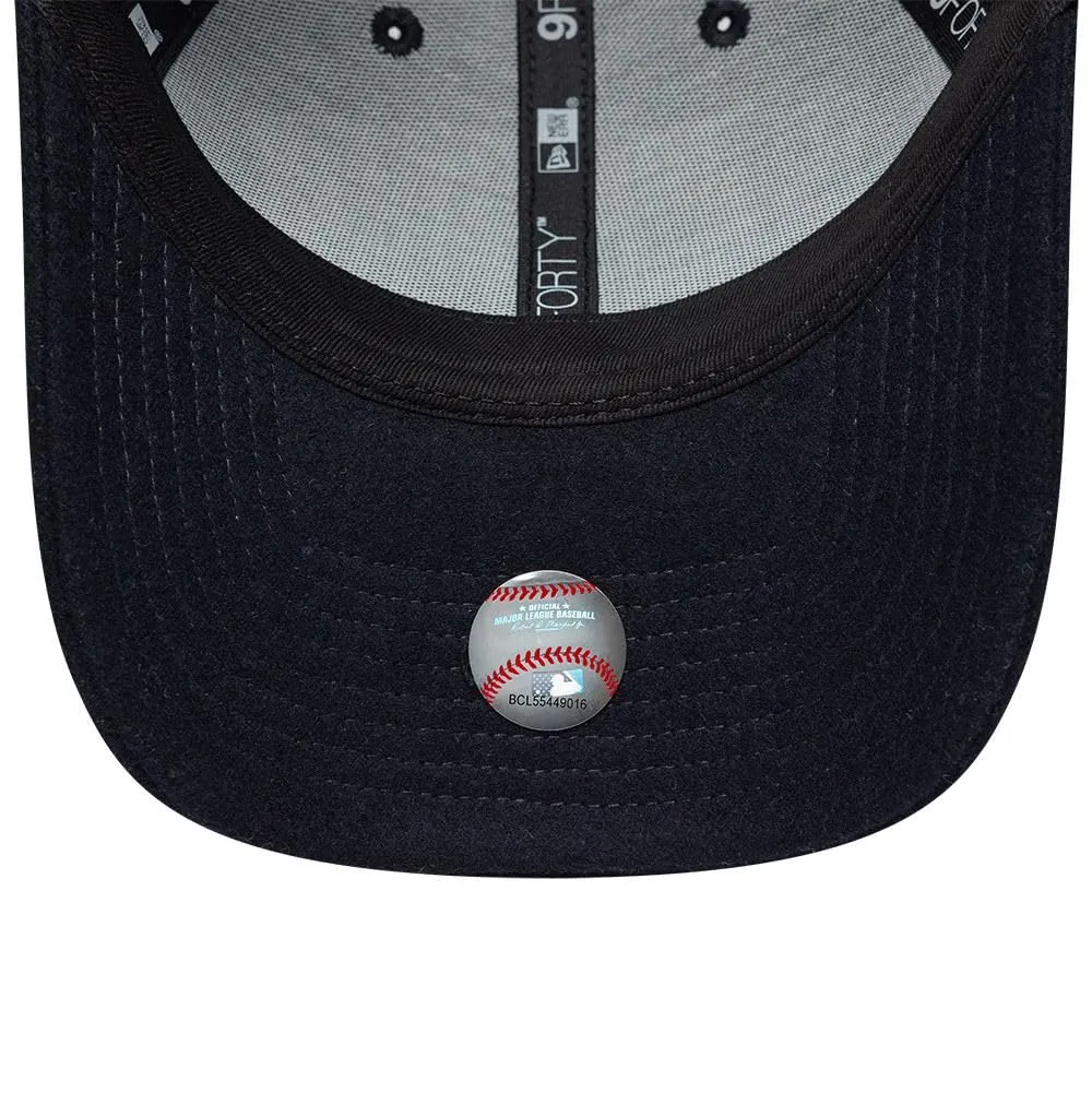 New Era New York Yankees Wordmark 9Forty Adjustable Cappellino Blu - immagine 5