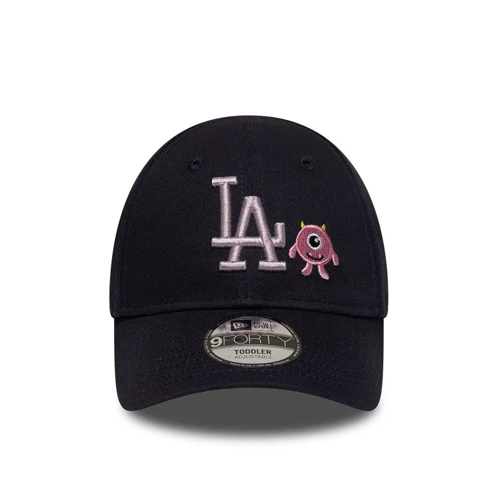 New Era Los Angeles Dodgers Monster Icon 9Forty Kids Cappellino Blu - immagine 2