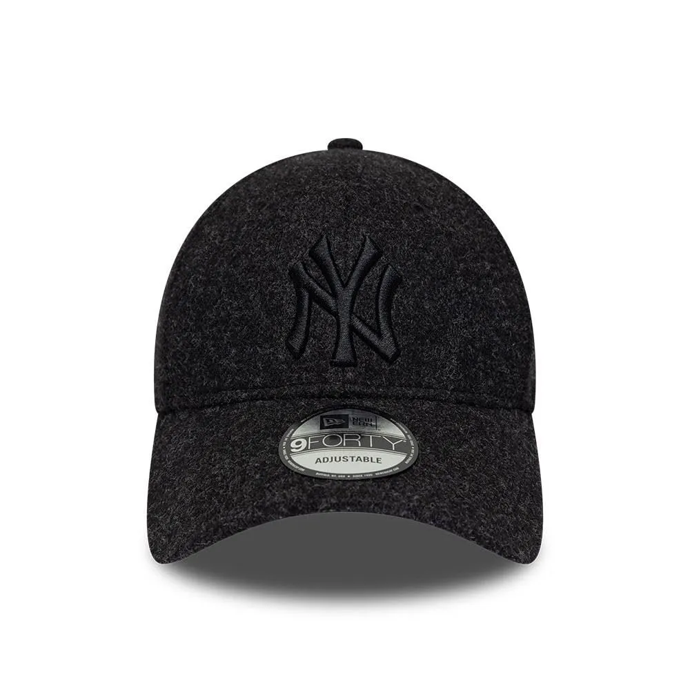 New Era New York Yankees Winter 9Forty Adjustable Cappellino Nero - immagine 2