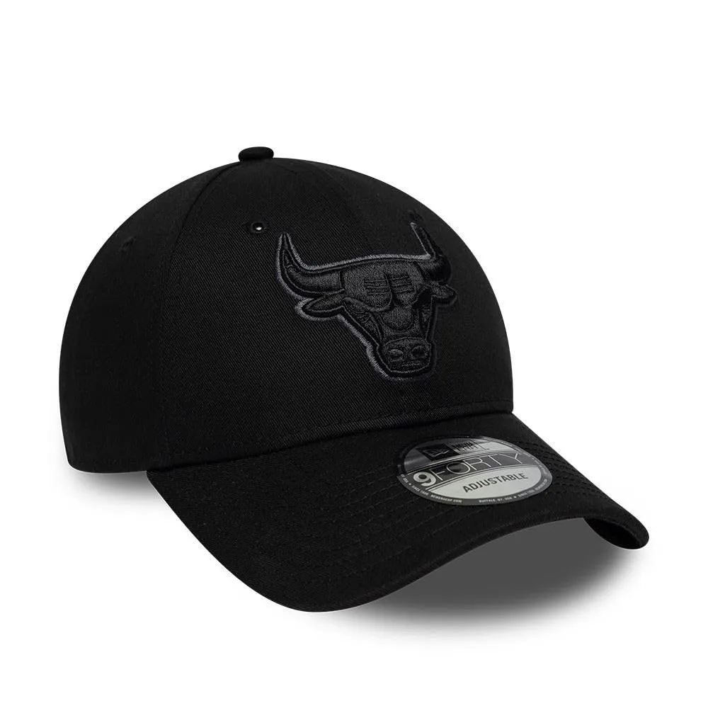 New Era Chicago Bulls Team Outline 9Forty Adjustable Cappellino Nero - immagine 3