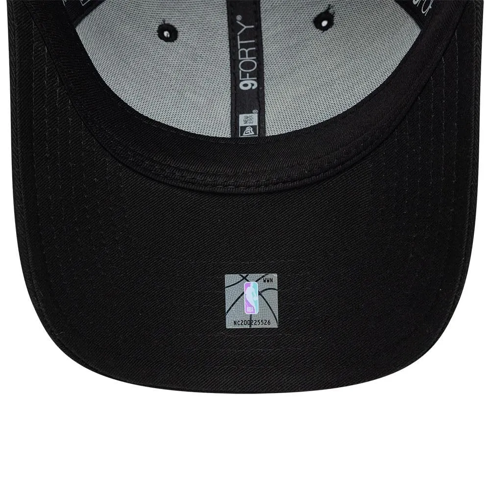 New Era Chicago Bulls Team Outline 9Forty Adjustable Cappellino Nero - immagine 5