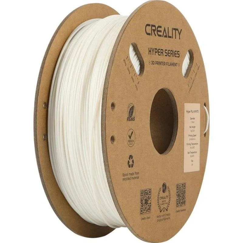 Filamento PLA Creality Hyper PLA Bianco 1,75 mm Alta Velocità Precisione - immagine 1