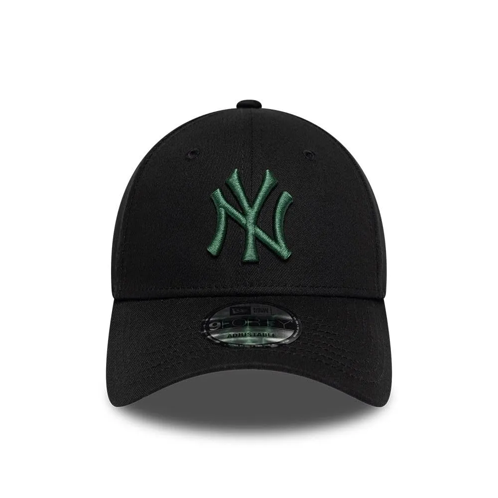 New Era New York Black Yankees League Essential 9Forty Cappellino Nero - immagine 2