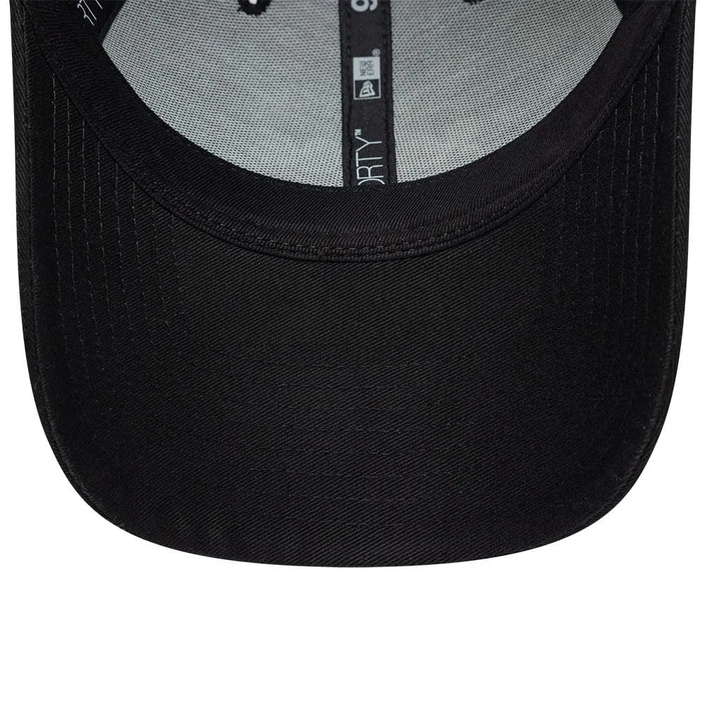 New Era Alone Gem Patch Distress 9Forty Adjustable Cappellino Nero - immagine 5