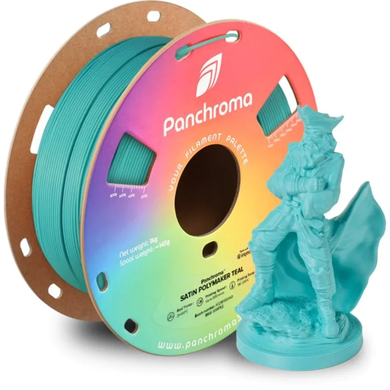 Filamento PLA Polymaker Panchroma CA05006 Turchese 1,75 mm Satinato Alta Qualità - immagine 1