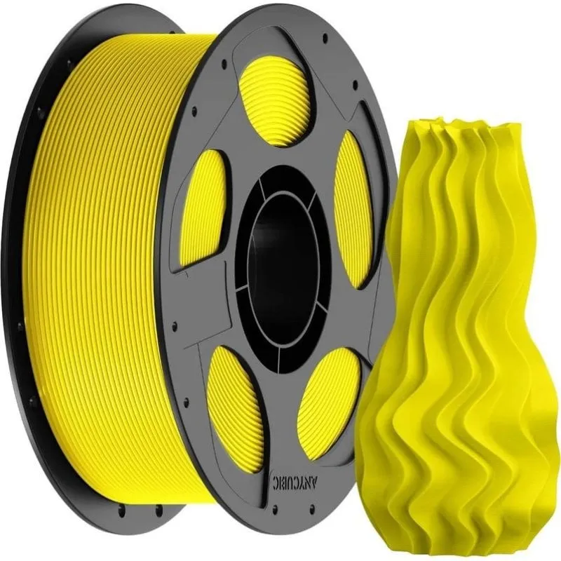 Filamento PLA Anycubic Basic Giallo 1,75 mm Stampa Facile Bobinato Pulito - immagine 1