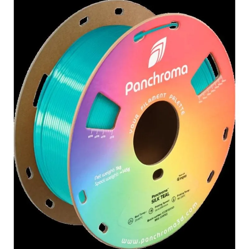 Filamento PLA Polymaker Panchroma Silk Turchese 1,75 mm Finitura Serica - immagine 1