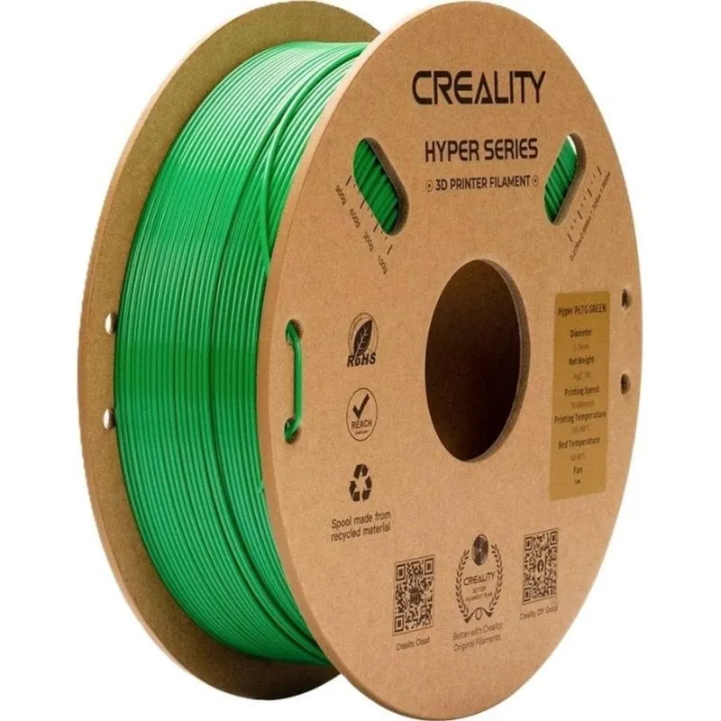 Filamento PETG Creality 3301030069 Verde 1,75 mm Alta Velocità Trasparente - immagine 1